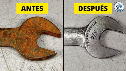 🧰 REMOVEDOR DE ÓXIDO PROFESIONAL 💥  🔧 ¡Elimina el óxido al instante y deja tus metales como nuevos! ✨🔩