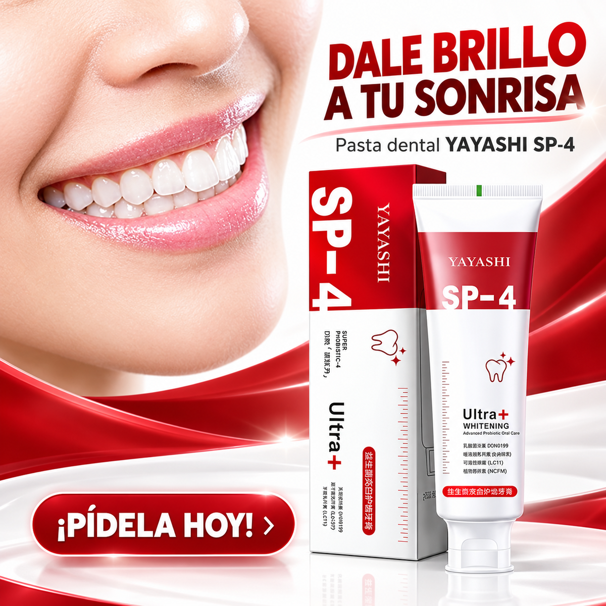 🦷 Pasta Dental YAYASHI SP-4 Ultra+ Whitening